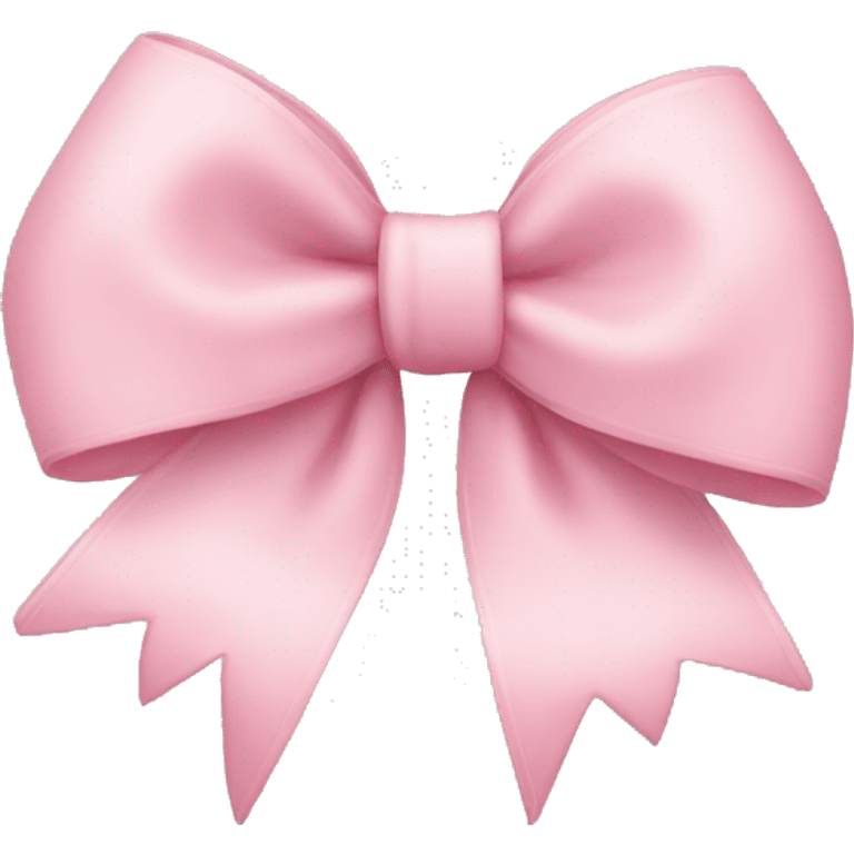 light pink bow emoji