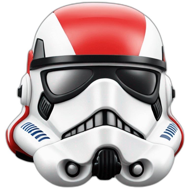 Stormtrooper de casco rojo  emoji