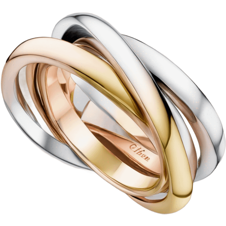 cartier trinity ring emoji