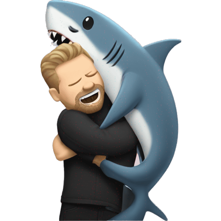 james hetfield hug shark emoji