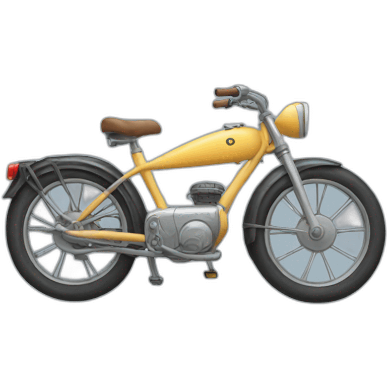 Cat bike  emoji