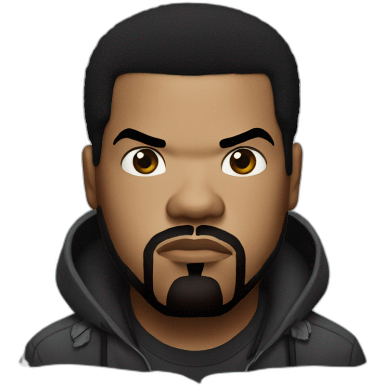 actor ice cube serious hair emoji