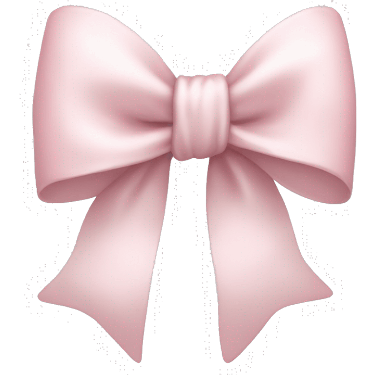 Pale Pink bow emoji