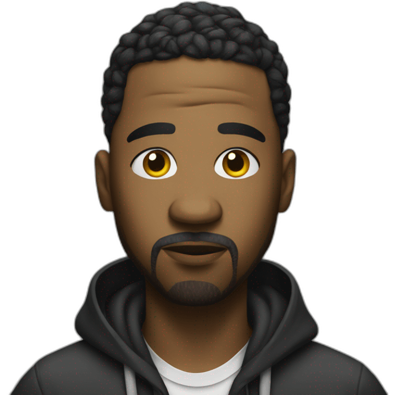 Not sure sceptical rapper emoji