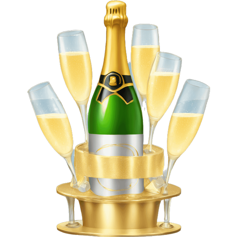 Champagne tower  emoji