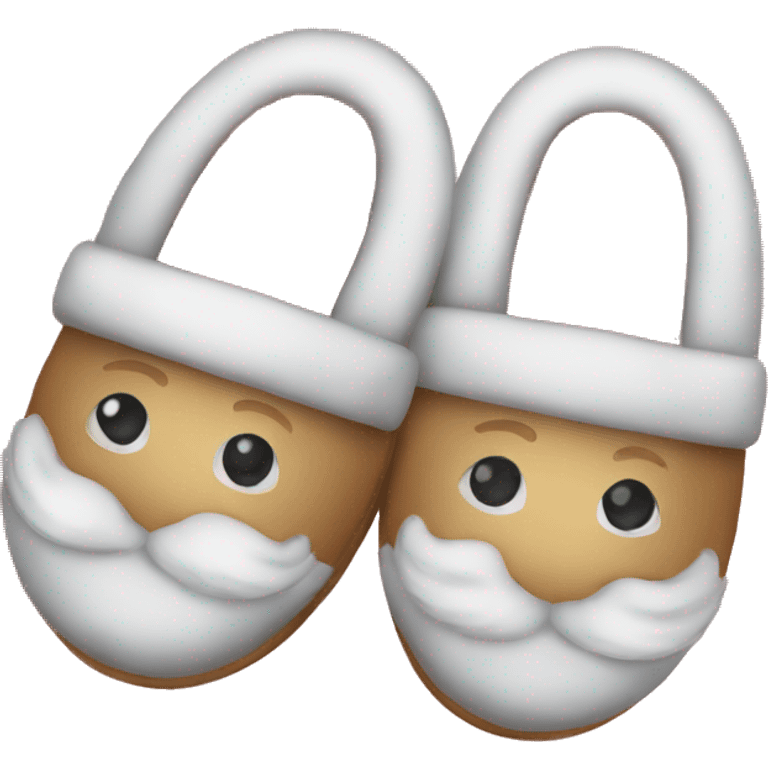 Christmas slippers emoji