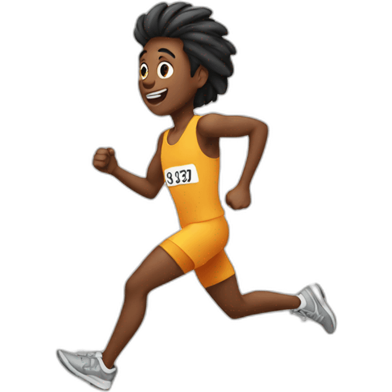 running emoji