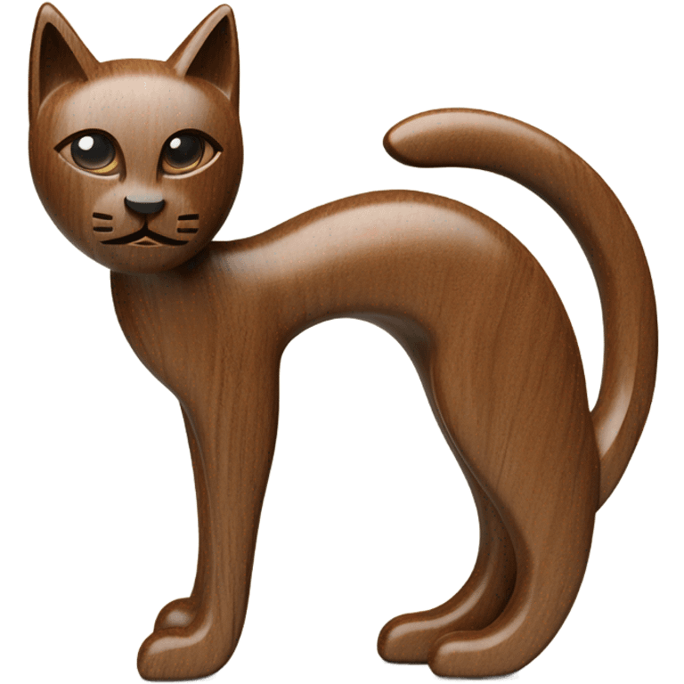 wooden cat emoji