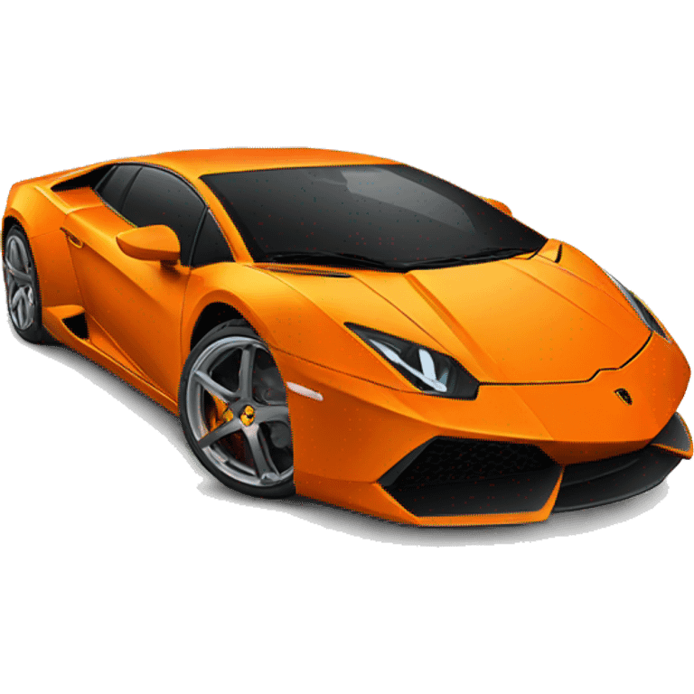 Orange Lamborghini  emoji