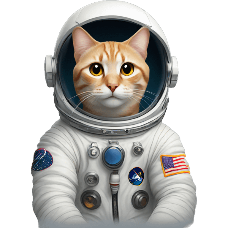 cat as an astronaut  emoji