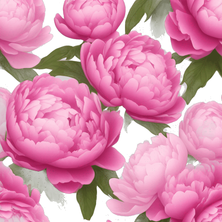 bouquet of peonies emoji