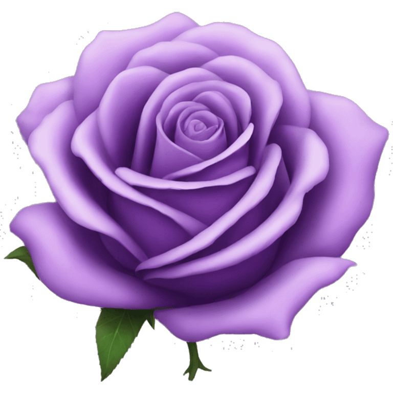 Purple rose emoji