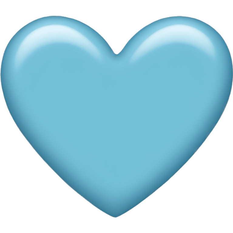 light blue heart emoji