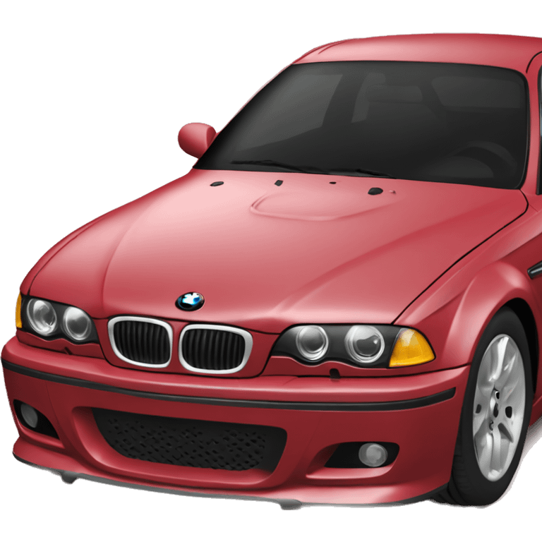 Red bmw E46 emoji