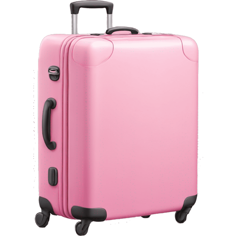 Suitcase pink emoji