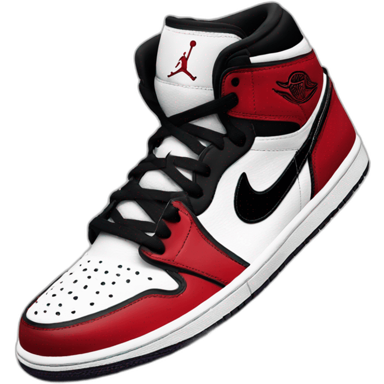 Nike Jordan one red shadow  emoji