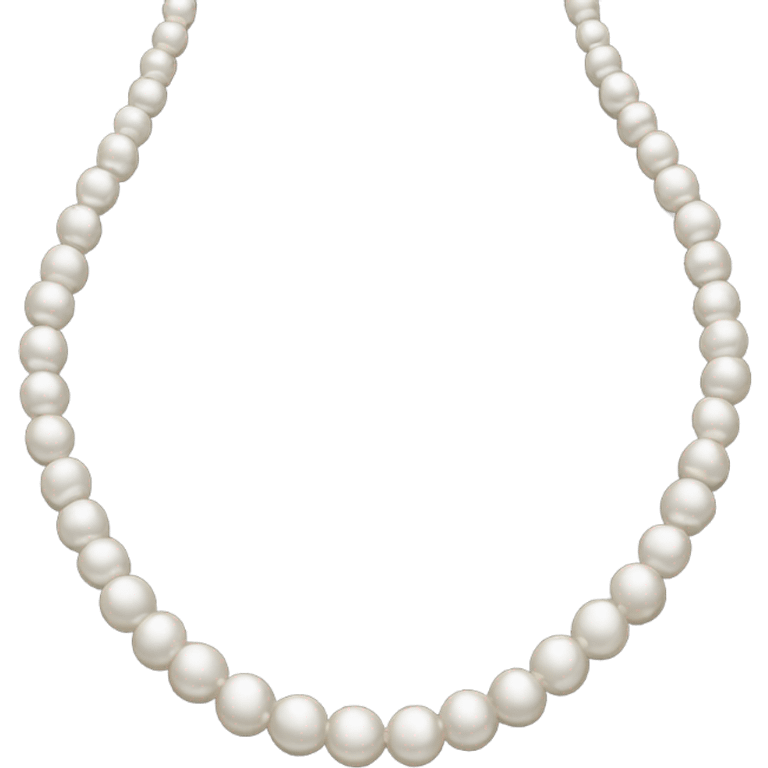 Pearl necklace  emoji