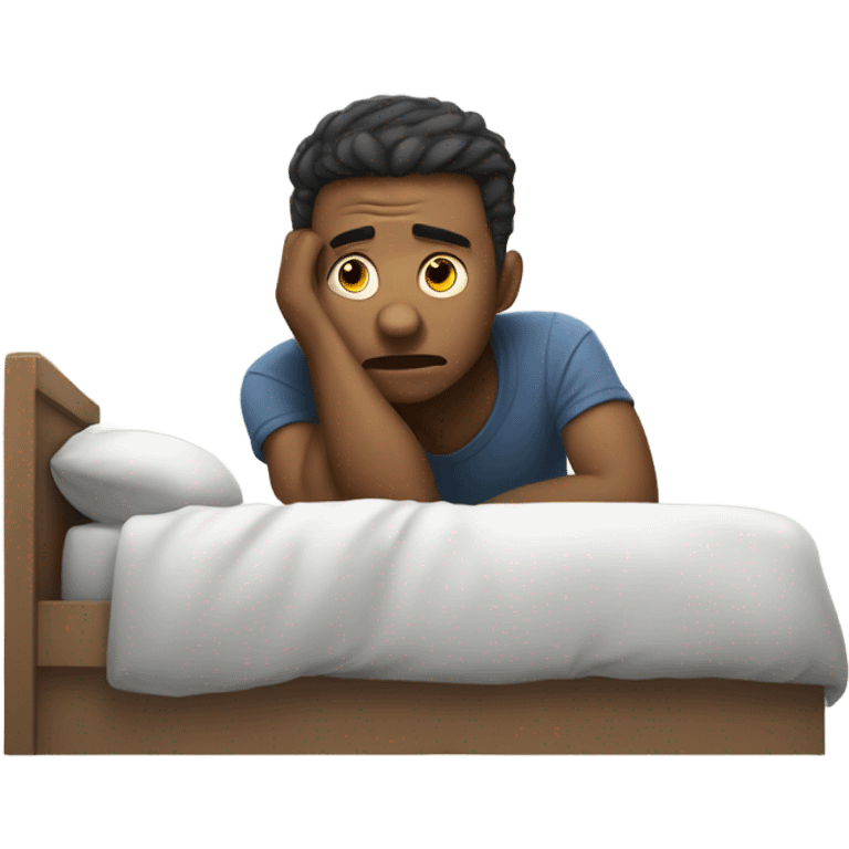 man under bed emoji