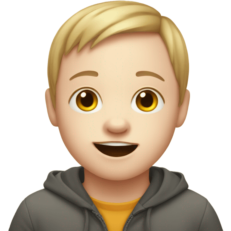 kid with down syndrome  emoji