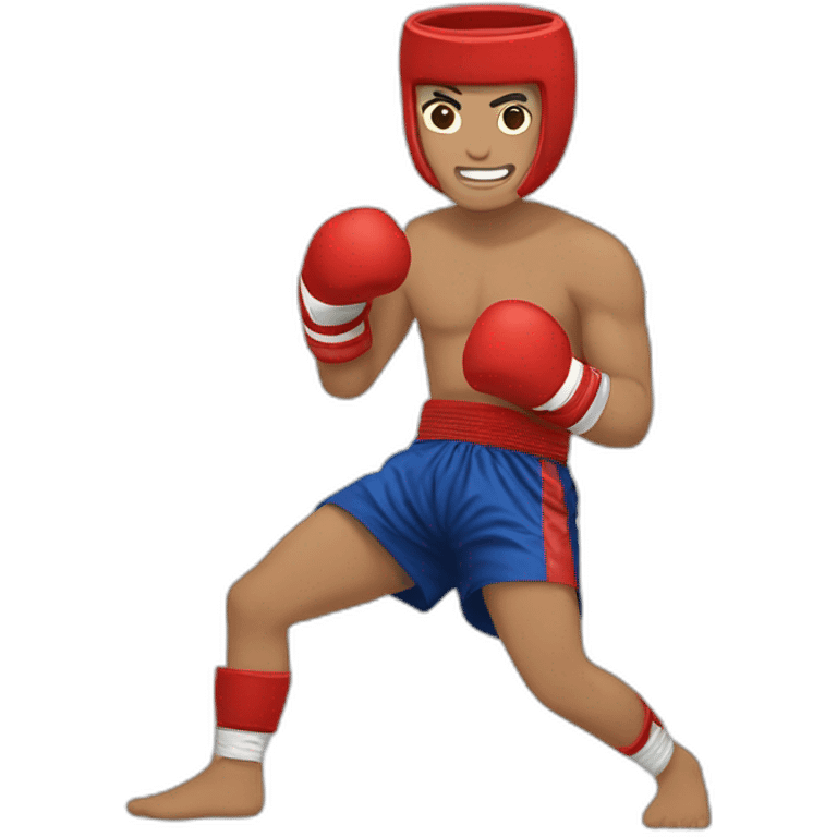 muay thai emoji