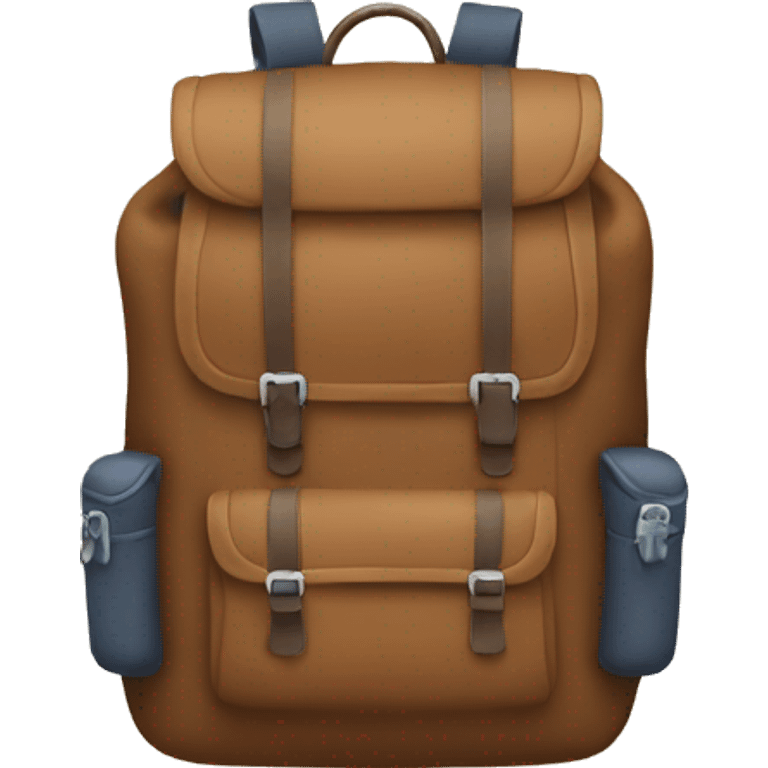 Travelers backpack emoji