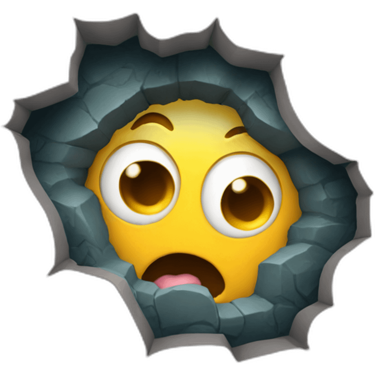 Gaping hole emoji