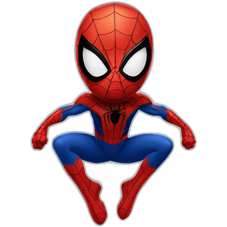 Spiderman as a spider emoji