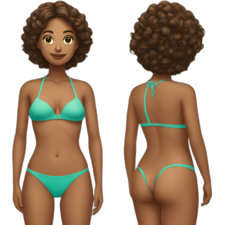 Une femme - bikinis emoji