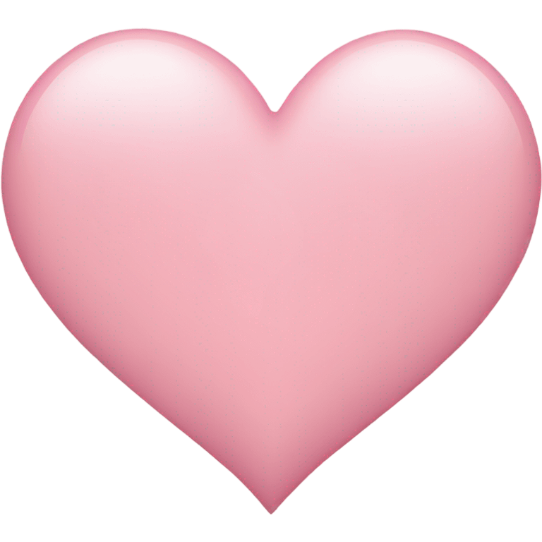 light pink heart  emoji