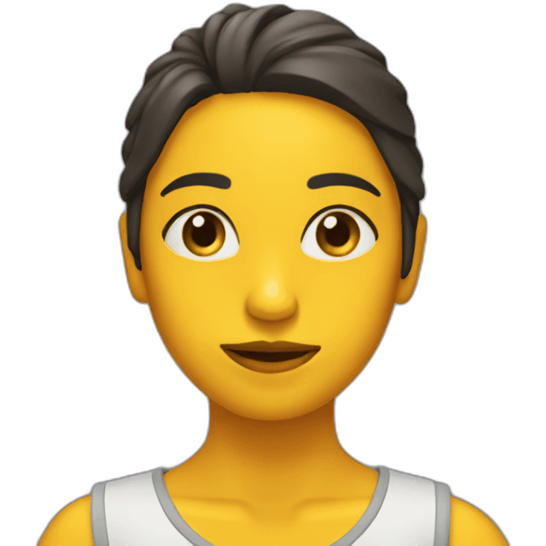 chica pensando+ emoji