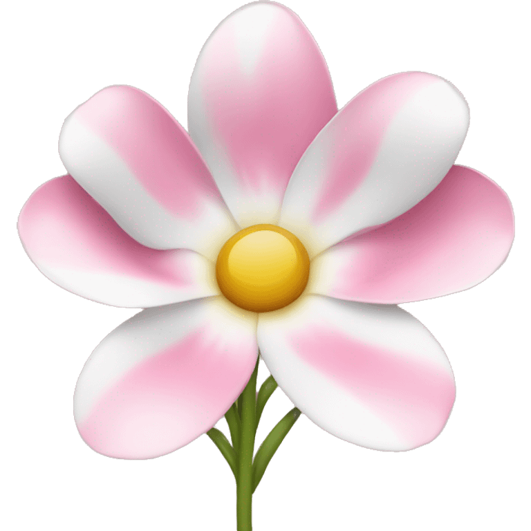 Cute flower pink and white emoji