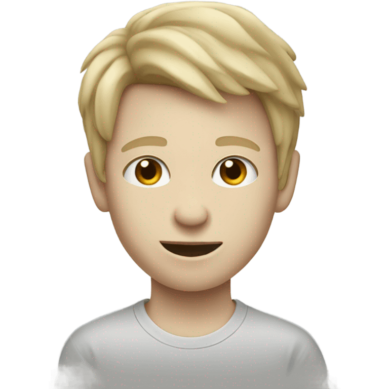 Skateboarding white pale boy emoji