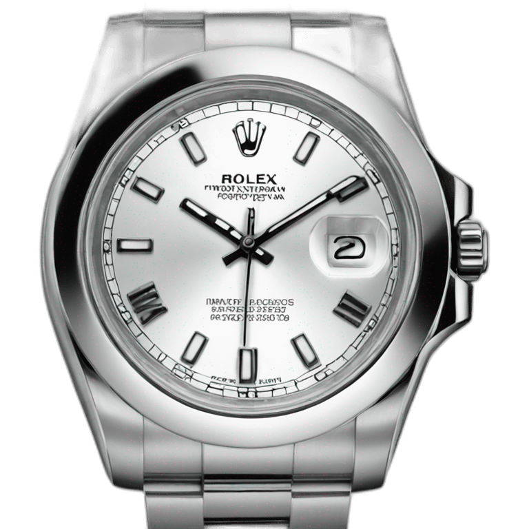 Silver Rolex  emoji