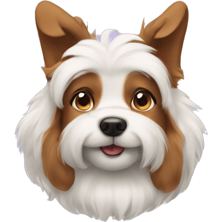 dog with fluffy ears emoji