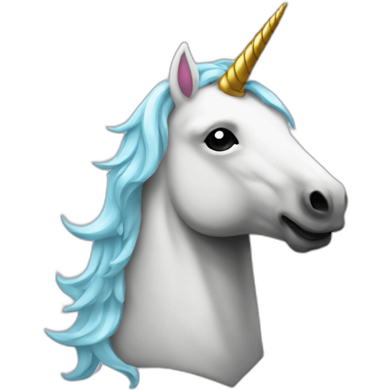 unicorn laser emoji