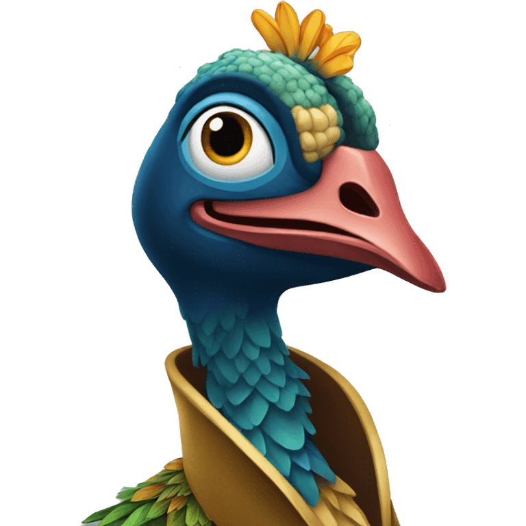 pavo de cena  emoji