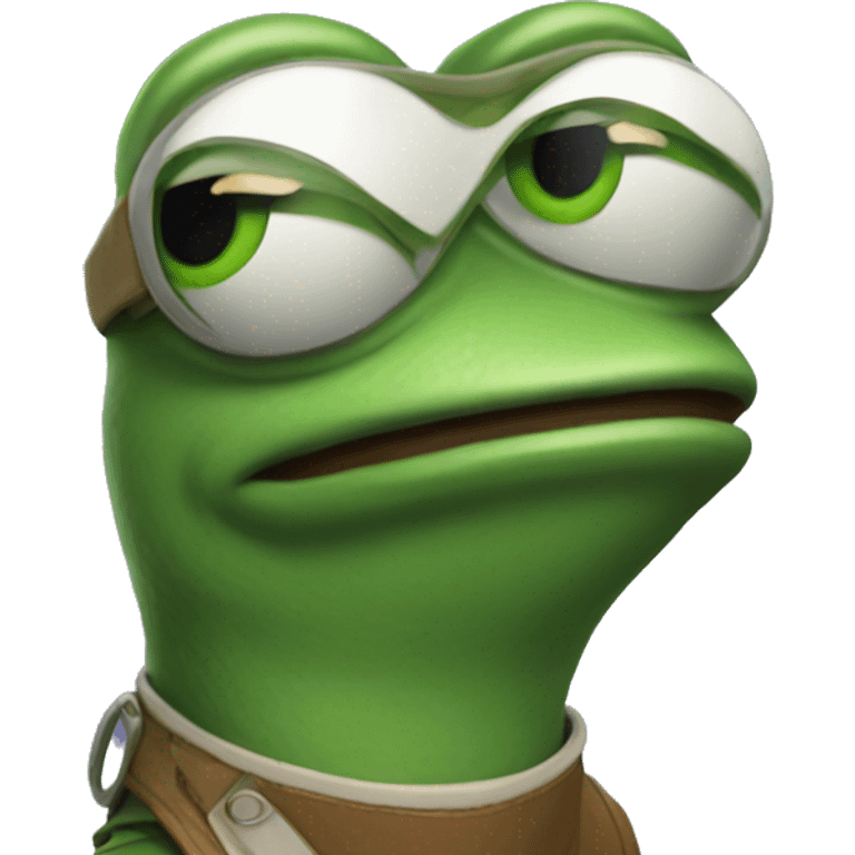 pepe with rocket  emoji