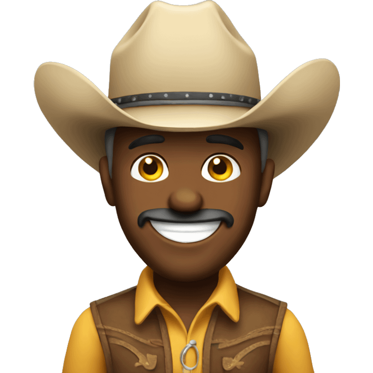 rich happy emoji cowboy emoji