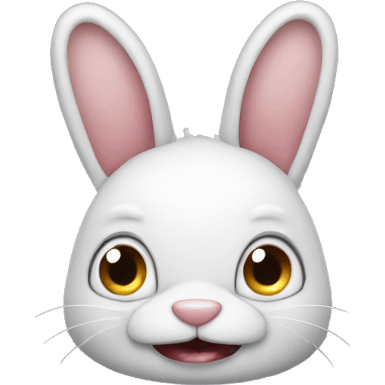 Ugly bunny emoji