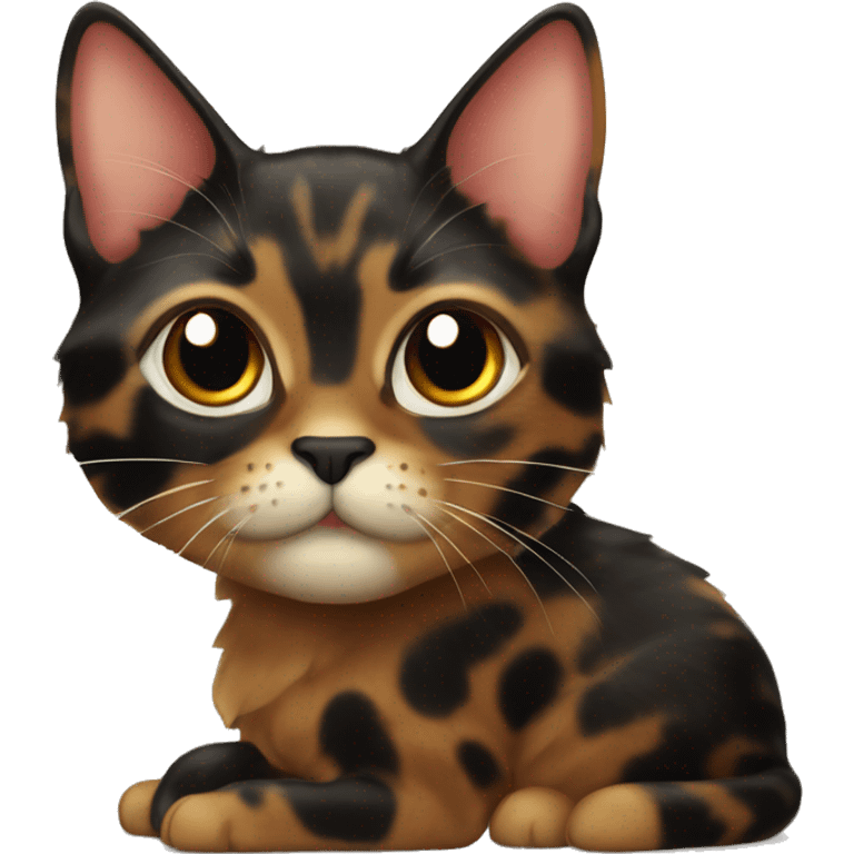 Tortoiseshell cat  emoji