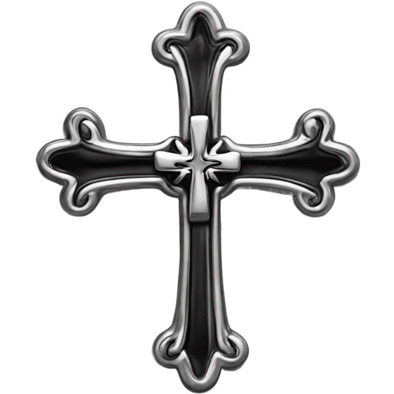 chrome hearts cross emoji