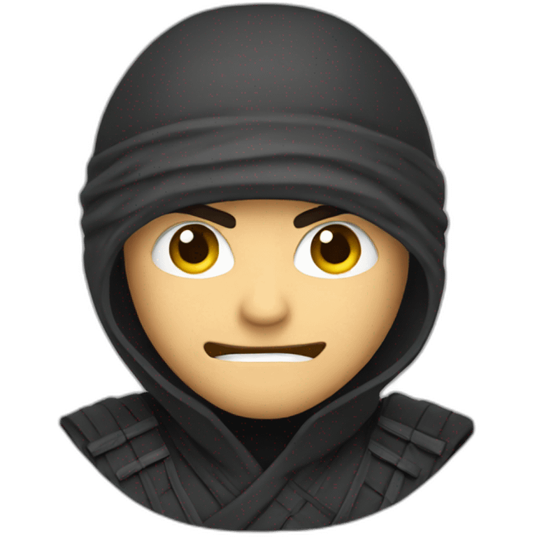 Crazy ninja emoji