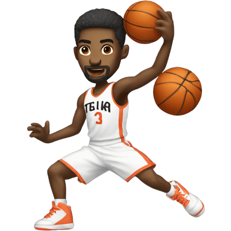 basketball player dunker emoji