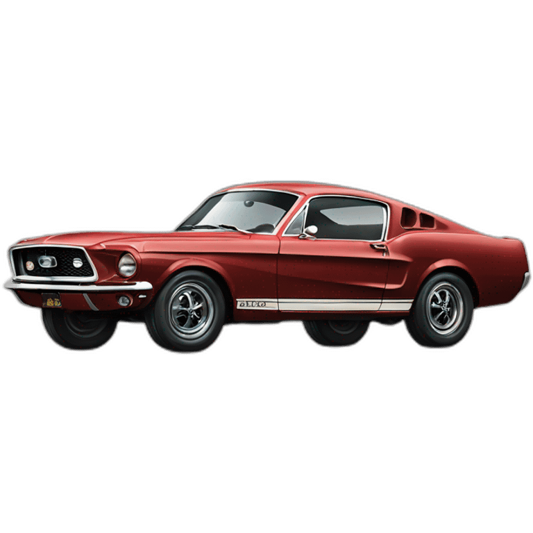 Mustang Ford 1968 emoji