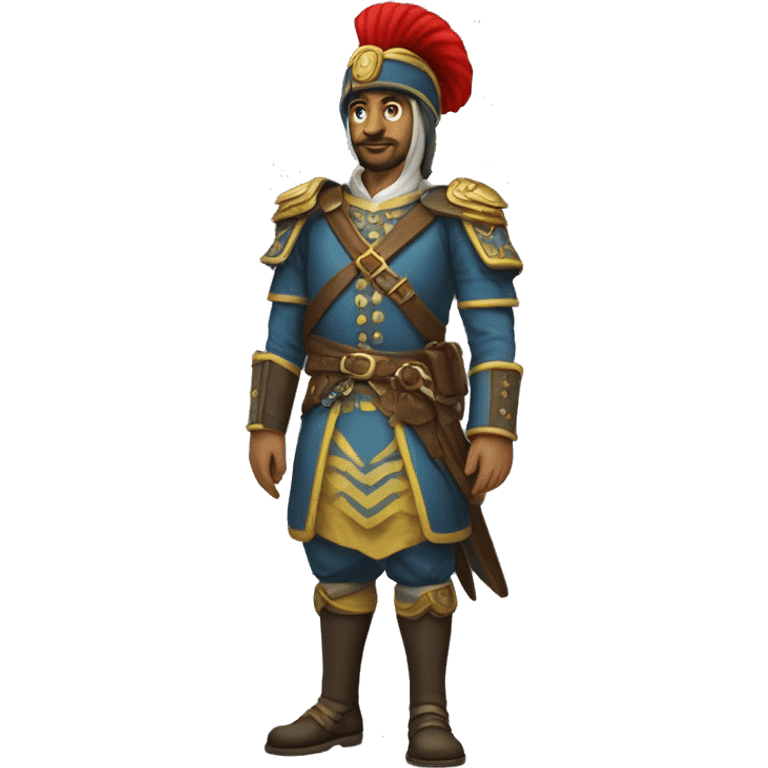 full-length Janissary commander emoji