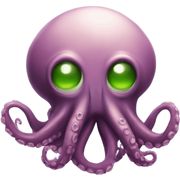 Octopus alien emoji