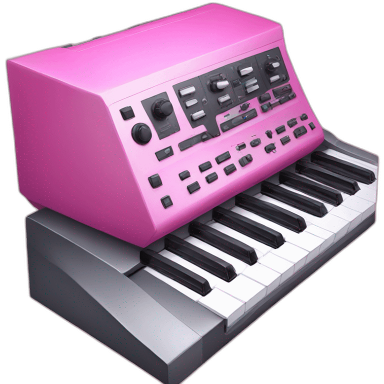 pink synthesiser  emoji