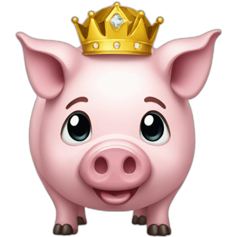 diamond pig emoji