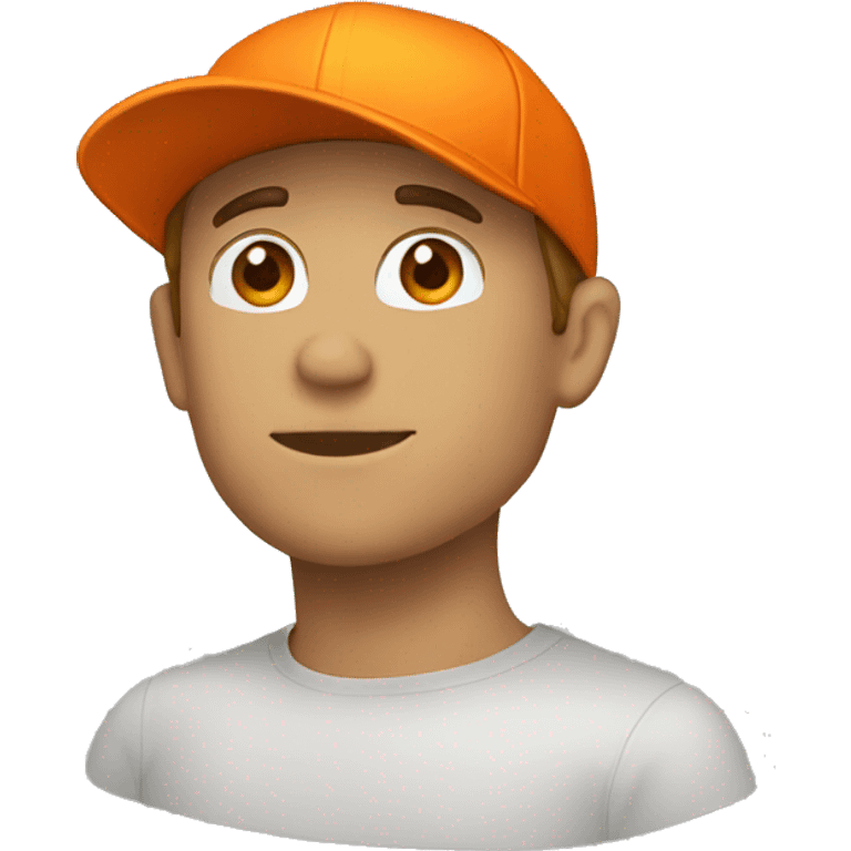 Orange cap  emoji