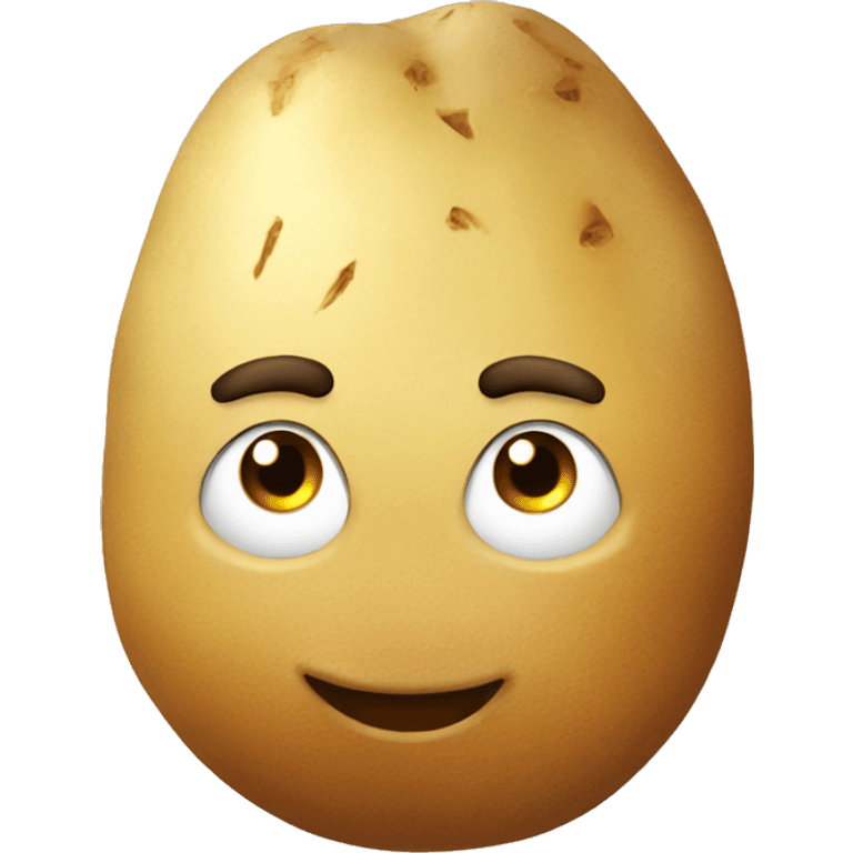 Handsome potato emoji